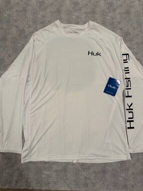 Huk Men's Long Sleeve Fishing Shirt